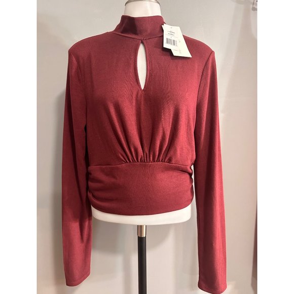 Brea Canyon Roza Keyhole Knit Top NWT L - Picture 5 of 5